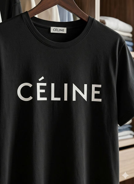 Classic Black Logo T-Shirt for Women Chic & Timeless Style