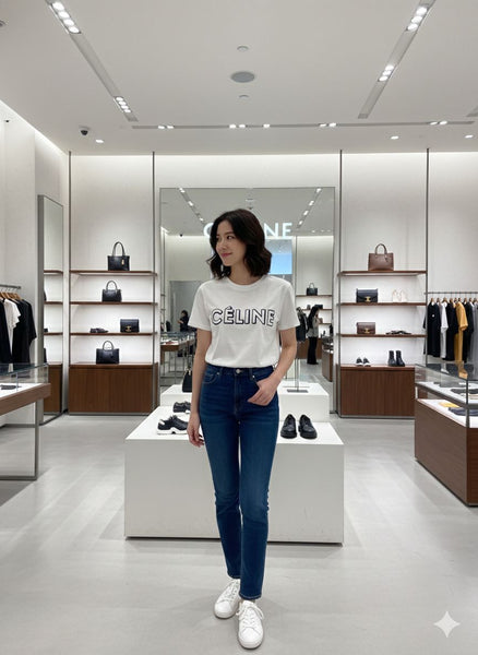 Luxury Imported Logo T-Shirt for Women