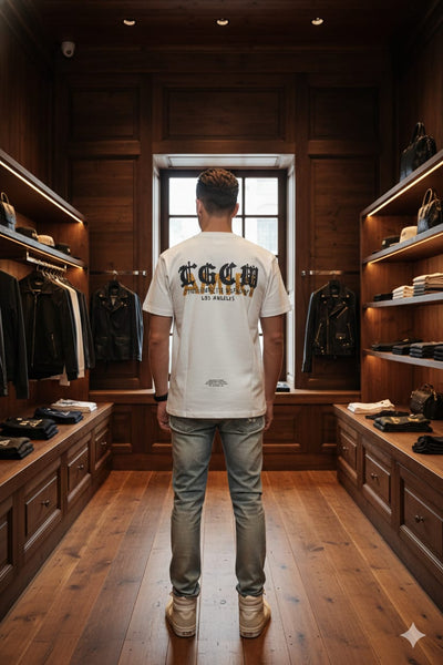 Imported Black Minimal Logo Print Premium T-Shirt