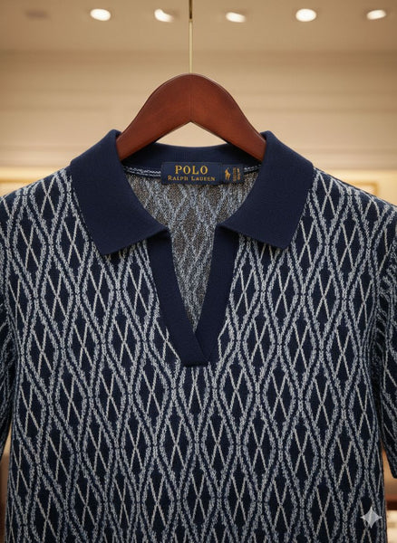 Women’s Elegant Blue Printed Dress