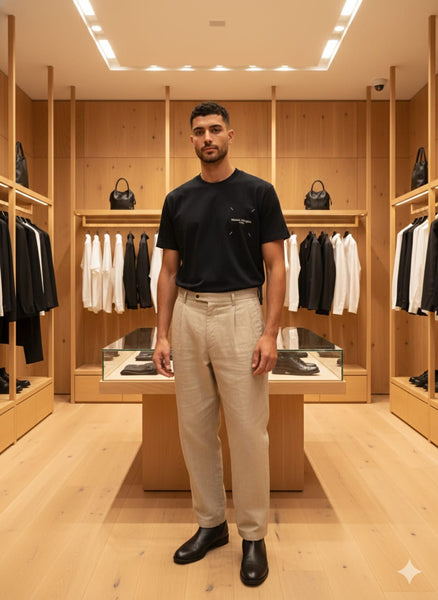 Men’s Premium Solid Crew Neck T-Shirt  Classic Casual Comfort Fit Tee