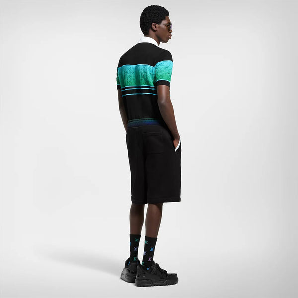 Premium Color-Block Polo T-Shirt with Logo Patch