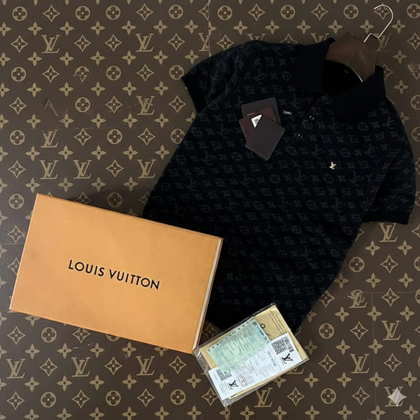 Premium Monogram Designer Polo T-Shirt Collection