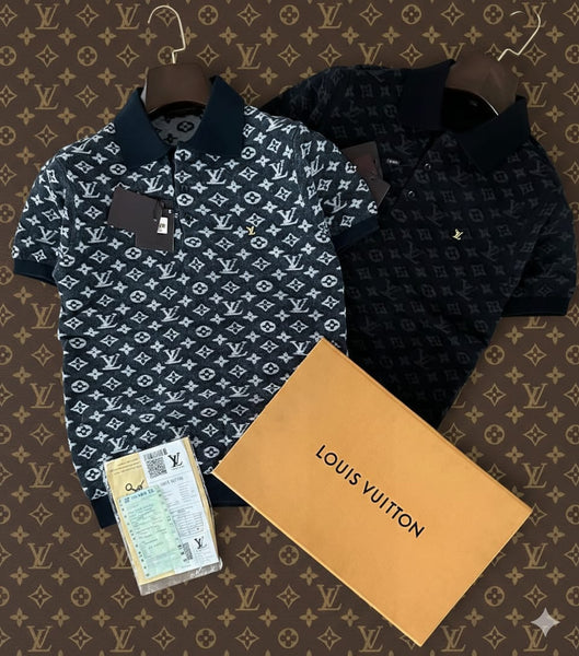 Premium Monogram Designer Polo T-Shirt Collection
