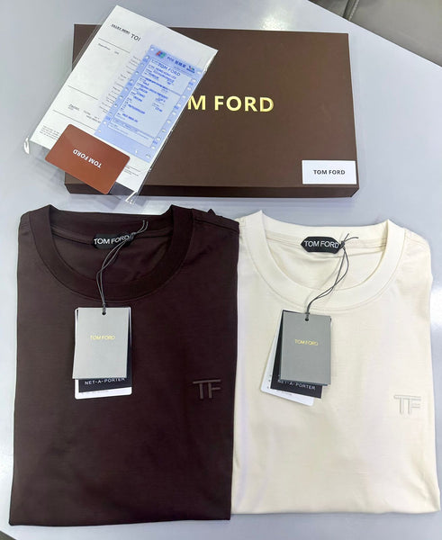 Premium Crew Neck T-Shirt  Luxury Minimal Style Logo