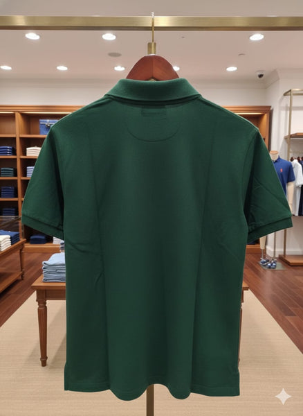 Premium Green Polo T-Shirt with Embroidered Logo  Timeless Smart Casual Wear