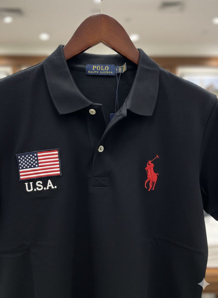 Classic Black Polo Shirt Sporty & Smart Style