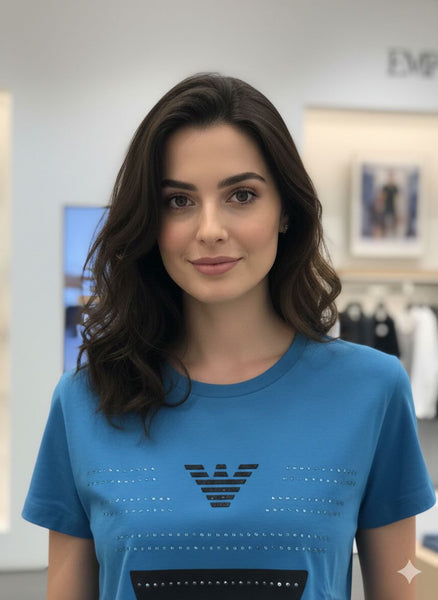 Women’s Stylish Logo Print T-Shirt