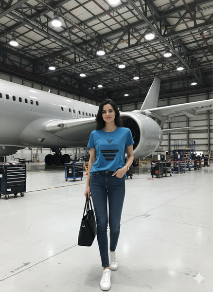 Women’s Stylish Logo Print T-Shirt