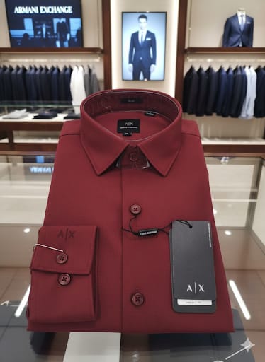 Men’s Premium Maroon Formal Shirt – Sharp, Stylish & Timeless