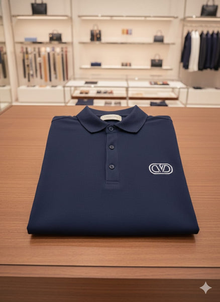 Premium Classic Navy Polo T-Shirt Timeless Comfort with Modern Style