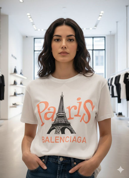 Premium  Women’s Graphic Print White T-Shirt