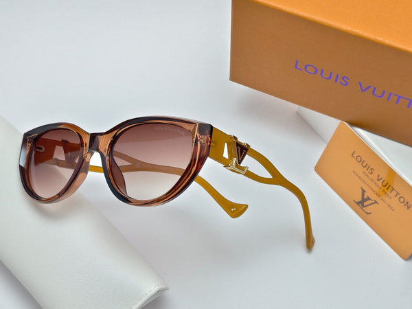 Elegant Oversized  Gradient Sunglasses with Luxury Logo Detail
