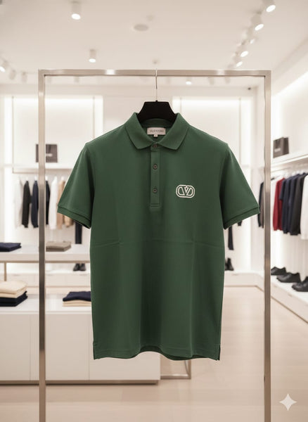 Premium Green Designer-Style Polo T-Shirt