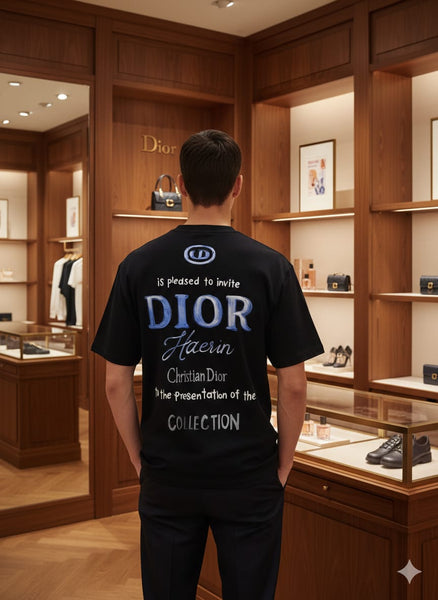 Premium Black Graphic Drop Shoulder T-Shirt Collection Edition