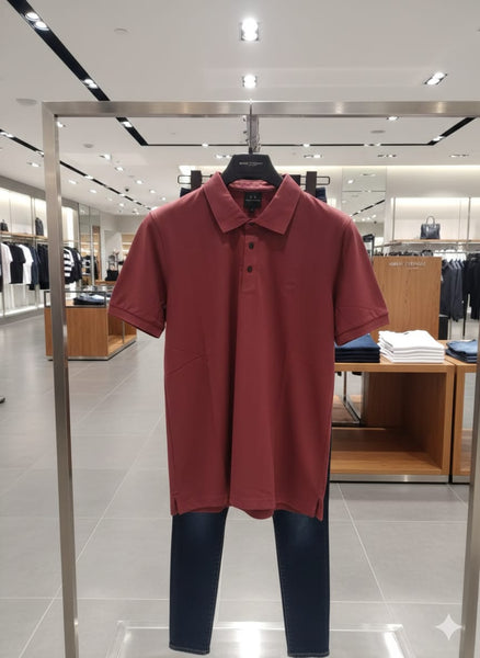 Premium Classic Maroon Polo T-Shirt – Smart Casual Comfort Wear