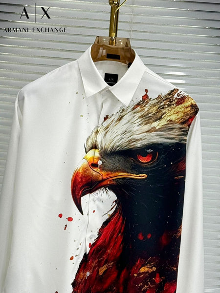 Luxury Bold Eagle Graphic Printed Shirt Premium Statement Wear