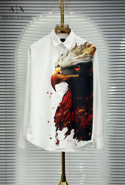 Luxury Bold Eagle Graphic Printed Shirt Premium Statement Wear