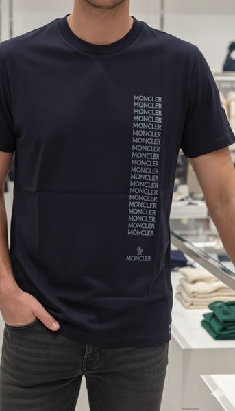 Imported Black Logo Print Premium T-Shirt for Men