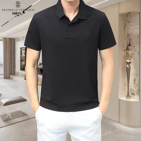 Men’s Premium Solid Polo T-Shirt  Luxury Minimal Style