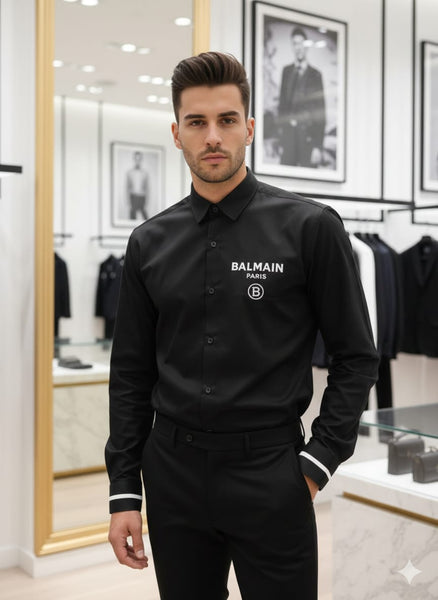 Premium Black Formal Shirt for Men