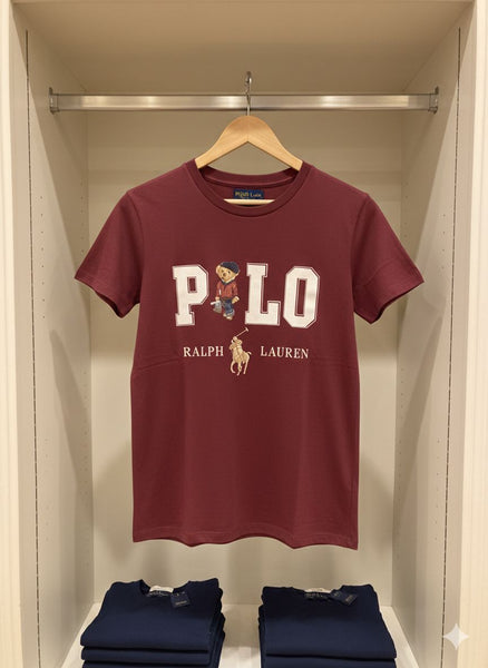 Women’s Premium Polo Graphic T-Shirt Casual Round Neck Tee