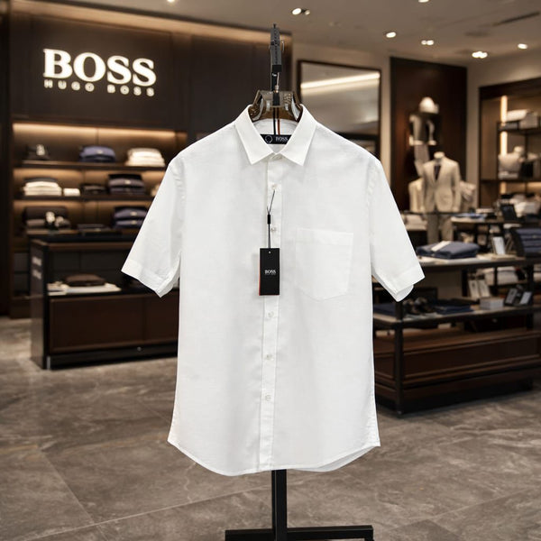Premium Short Sleeve Shirt Luxury Regular Fit Casual & Formal Wear for Men