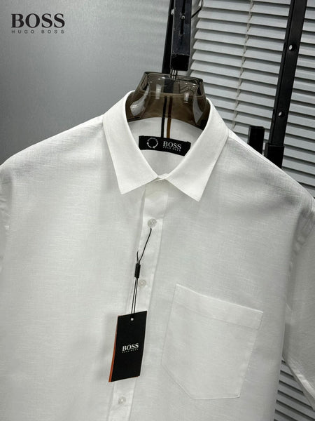 Premium Short Sleeve Shirt Luxury Regular Fit Casual & Formal Wear for Men