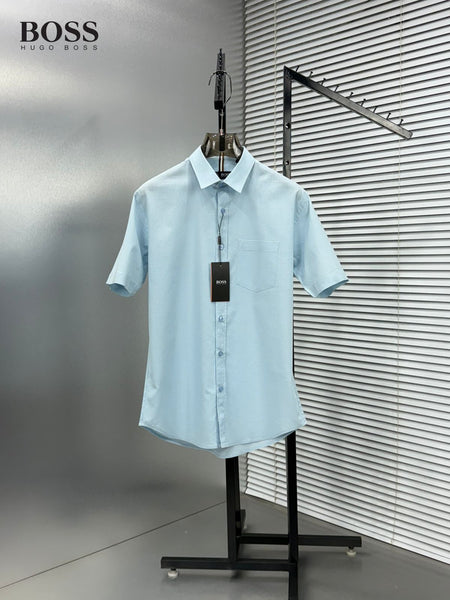 Premium Short Sleeve Shirt Luxury Regular Fit Casual & Formal Wear for Men