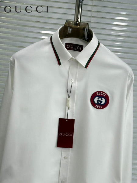 Men’s Premium Logo Shirt  Classic Fit with Signature Patch