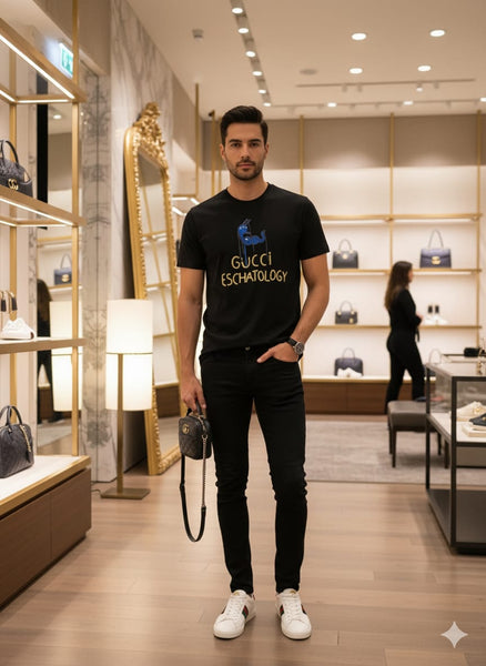 Eschatology Graphic Black T-Shirt – Premium Designer Edition