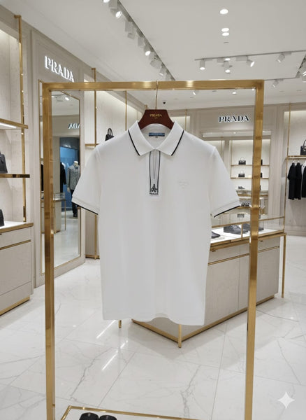 Elegant White Polo Timeless Luxury for Men