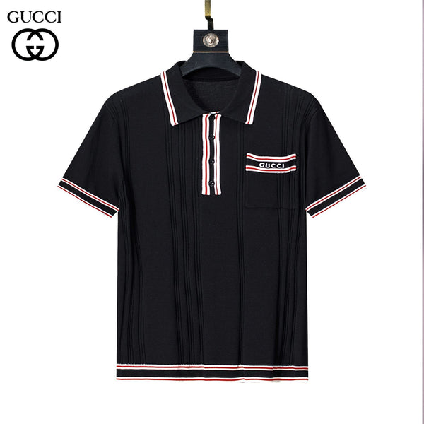 Men’s  Premium Polo T-Shirt with Signature Stripe Detail