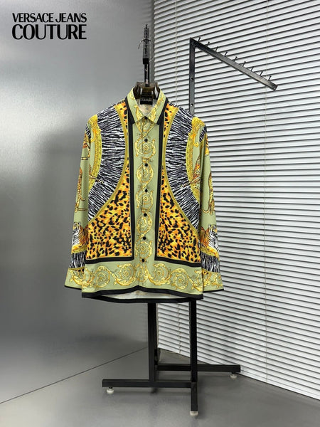 Premium Animal & Baroque Pattern Casual Shirt For Men
