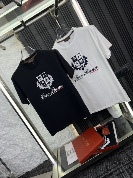 Premium  Crew Neck T-Shirt with Luxury Logo Print