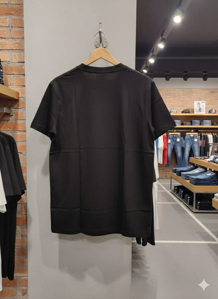 Stylish Graphic Print Crew Neck T-Shirt Premium Black Edition