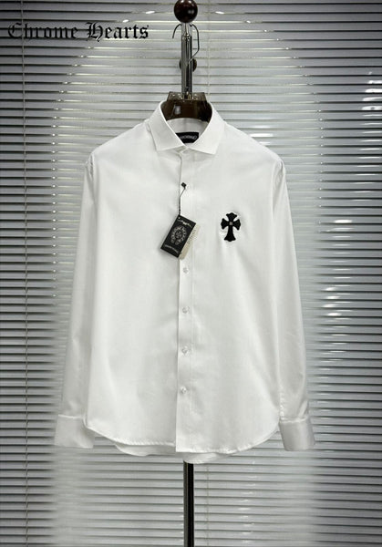 Premium Cross Logo Classic Formal Shirt for Men