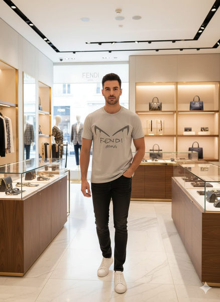 Premium Designer Logo T-Shirt For Men