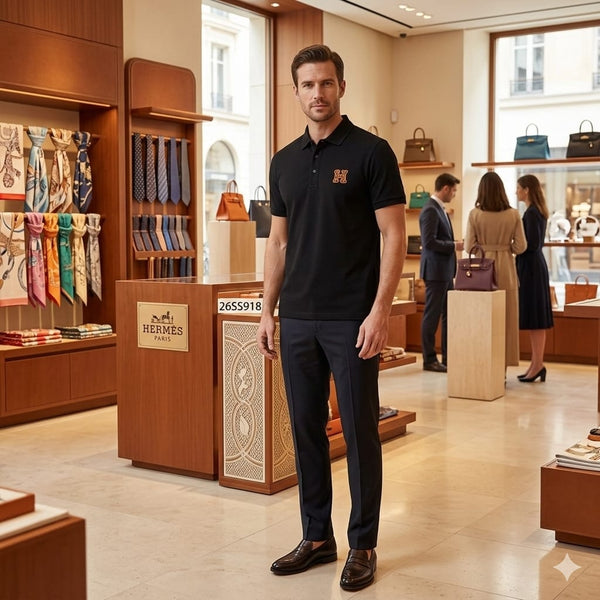 Designer Short Sleeve Polo T-shirt For Men