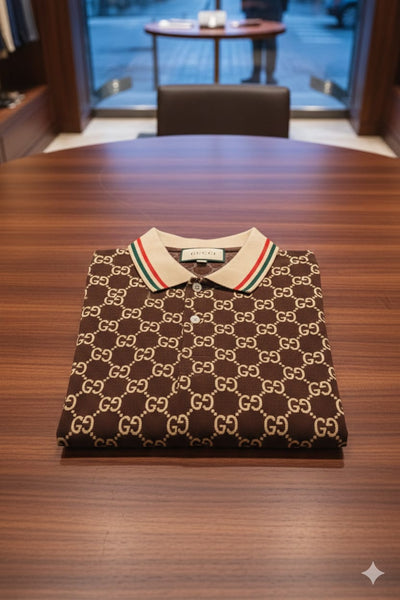 Luxury Monogram Polo Shirt For Men