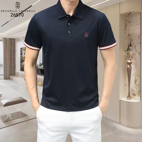 Men's Premium Short Sleeve Polo Shirt  Classic Casual Fit