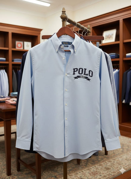 Premium Classic Oxford Long Sleeve Shirt For Men