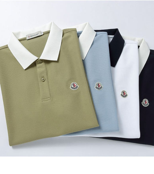 Premium Contrast Collar Polo Shirt For Men