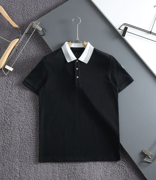 Premium Contrast Collar Polo Shirt For Men