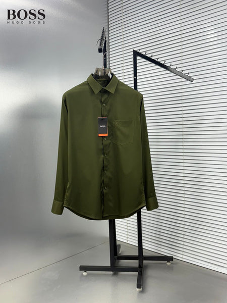 Premium Formal Shirt Classic Fit Long Sleeve Button-Down Shirt for Men