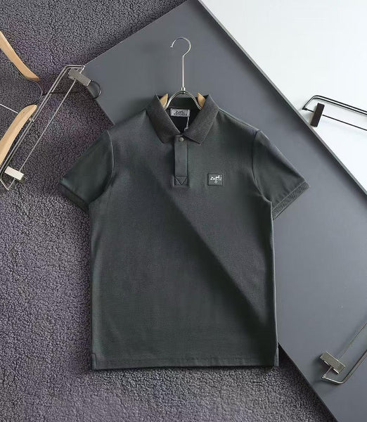 Men’s Premium Solid Polo T-Shirt  Classic Collared Casual  Tee