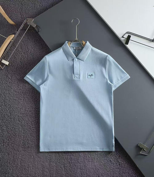 Men’s Premium Solid Polo T-Shirt  Classic Collared Casual  Tee