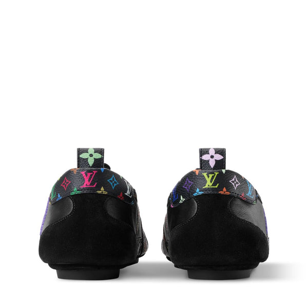 Black Multicolor Monogram Designer Sneakers  For  Women