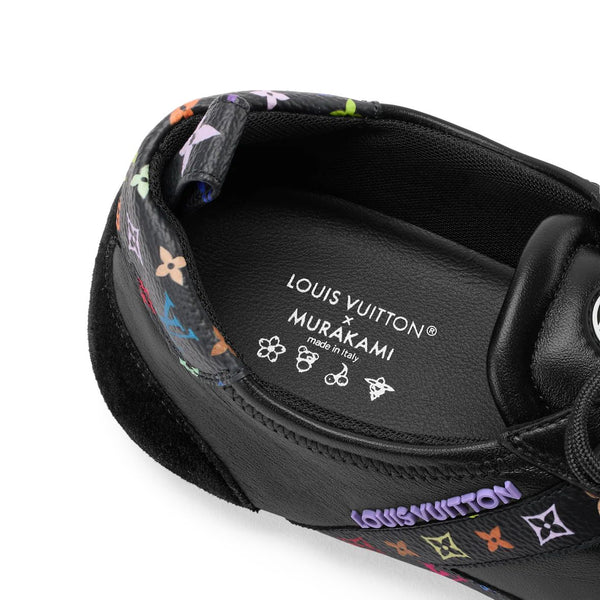 Black Multicolor Monogram Designer Sneakers  For  Women