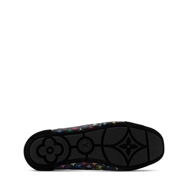 Black Multicolor Monogram Designer Sneakers  For  Women